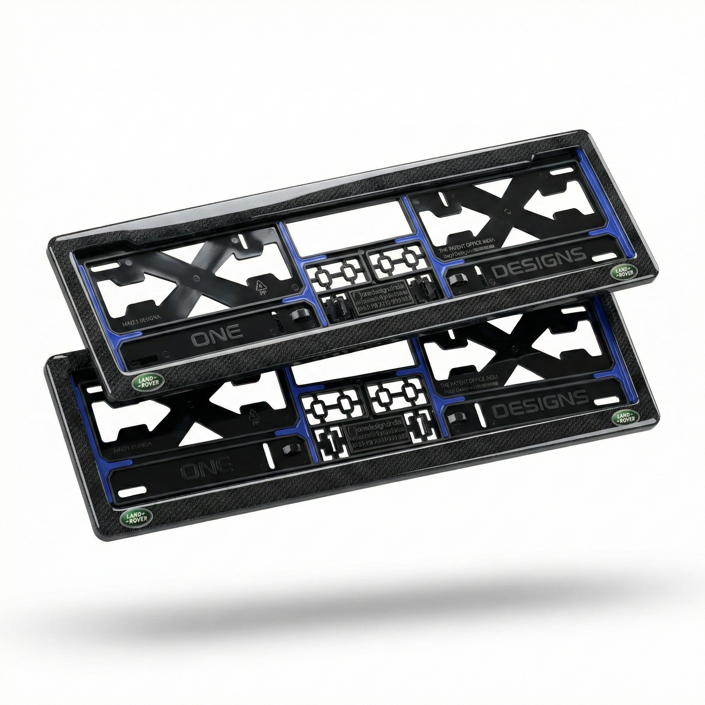 ONEDESIGNS Range Rover Edition Gel Number Plate Frame – Premium 3D Gloss Finish | Universal Fit for All Cars