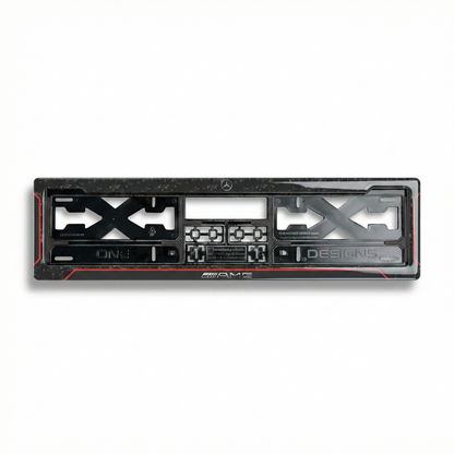 ONEDESIGNS Mercedes-Benz Edition Gel Number Plate Frame – Premium 3D Gloss Finish | Universal Fit for All Cars