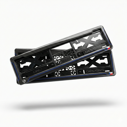 ONEDESIGNS Skoda Edition Gel Number Plate Frame – Premium 3D Gloss Finish | Universal Fit for All Cars