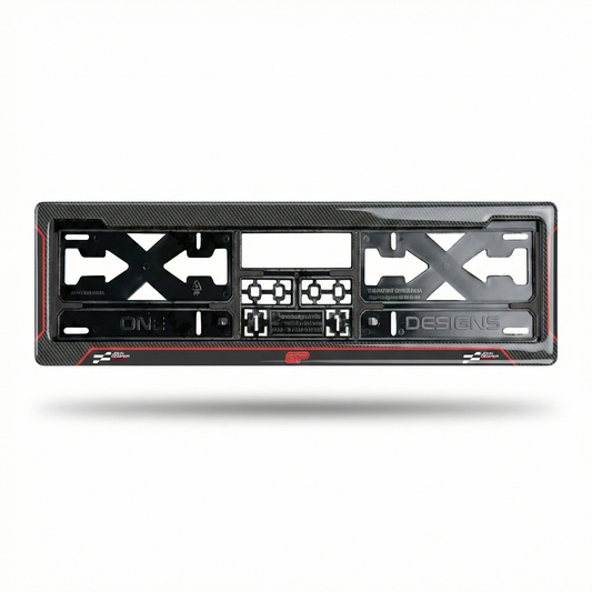 ONEDESIGNS Mini Cooper Edition Gel Number Plate Frame – Premium 3D Gloss Finish | Universal Fit for All Cars