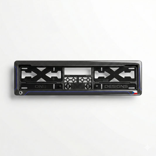 ONEDESIGNS Skoda Edition Gel Number Plate Frame – Premium 3D Gloss Finish | Universal Fit for All Cars