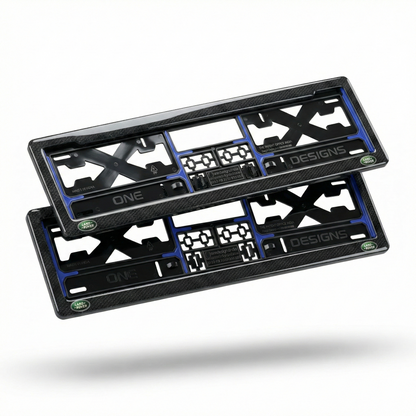 ONEDESIGNS Range Rover Edition Gel Number Plate Frame – Premium 3D Gloss Finish | Universal Fit for All Cars